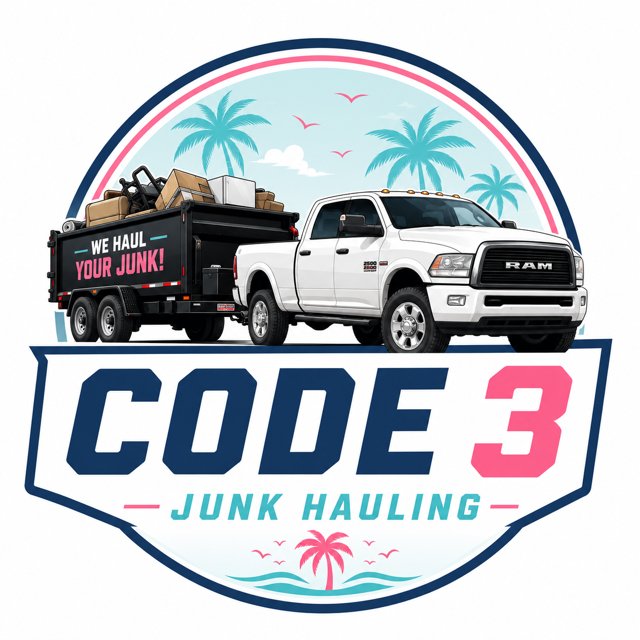 Code 3 Junk Hauling logo